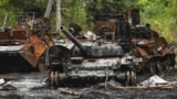 UKRAINE – Russian military equipment destroyed during the counter-offensive of the Armed Forces of Ukraine near the city of Izyum, Kharkiv region, September 14, 2022