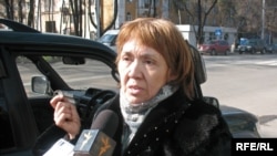 Мұхтар Әблязовтың әпкесі Шолпан Әблязова. Алматы, 20 наурыз, 2009 жыл.